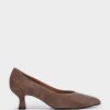 Shoe Pedro Miralles Pumps | Thin-Toe Heeled Shoes Made Of Suede. Amalfi Acero