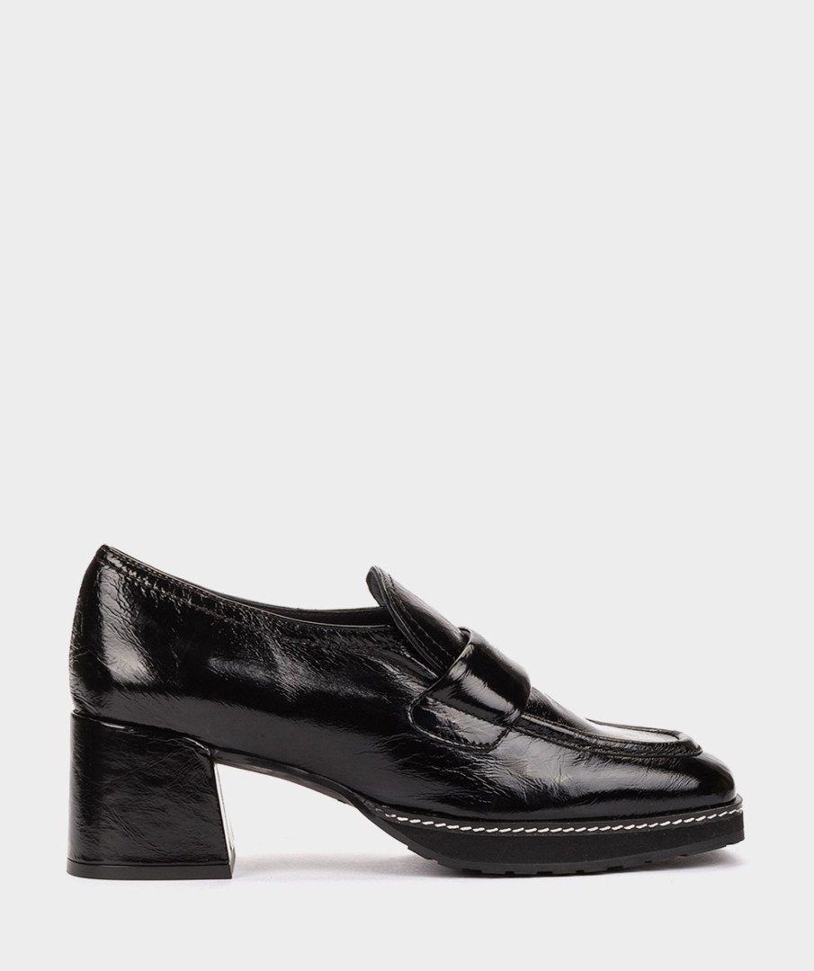 Shoe Pedro Miralles Pumps | Patent Leather High Heel Shoes In Black Colour Venice Negro