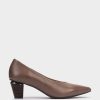 Shoe Pedro Miralles Pumps | Brown Leather High Heels Seta Fango