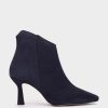 Shoe Pedro Miralles Ankle Boots | Suede Heeled Ankle Boots Amalfi Navy