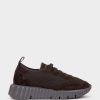 Shoe Pedro Miralles Sneakers | Leather And Textile Slippers Meme Marron/Testa