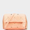 Accessories Pedro Miralles Evening Bags | Shoulder Bag With Chain Caiman Apricot