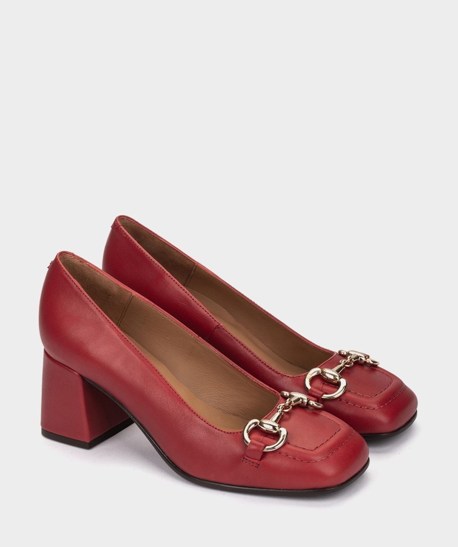 Shoe Pedro Miralles Pumps | Leather Heeled Shoes Seta Bally