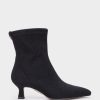 Shoe Pedro Miralles Ankle Boots | Shiny Fabric Ankle Boots With Heel Bright Marino