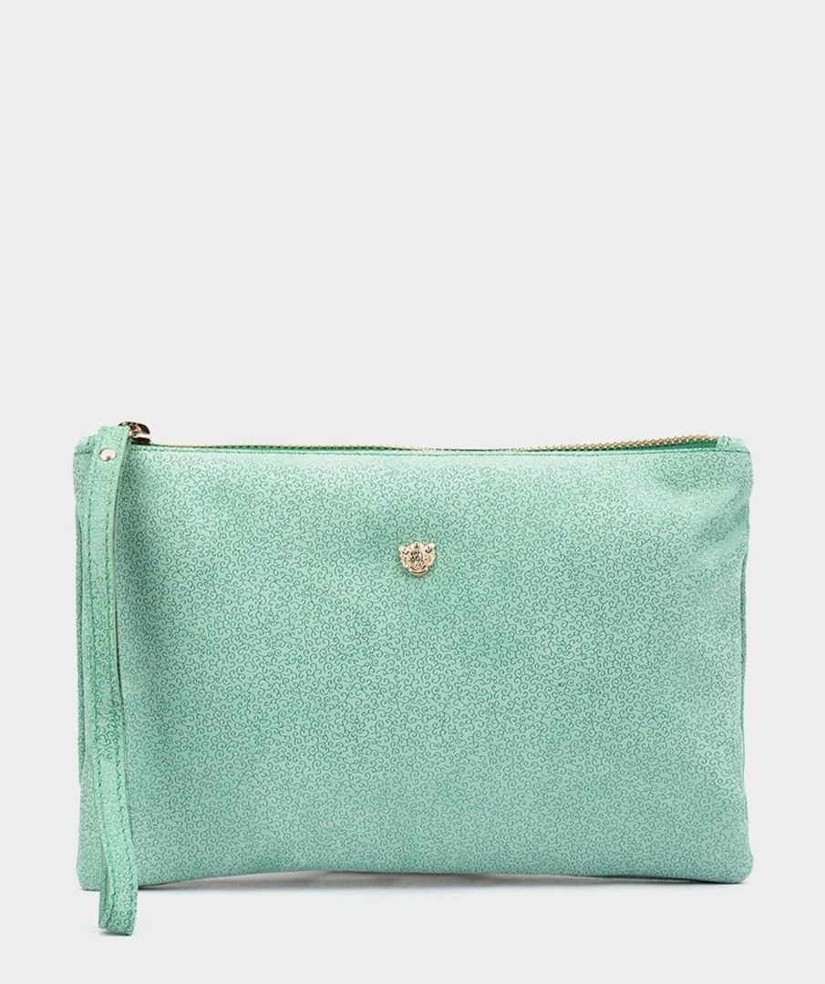 Accessories Pedro Miralles Evening Bags | Leather Handbag Buganvilla Aqua