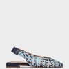 Shoe Pedro Miralles Ballet Flats | Braided Leather Dancers Trenza Multi Azules