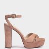 Shoe Pedro Miralles Heeled Sandals | Suede Heel Sandals Amalfi Maquillaje