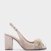 Shoe Pedro Miralles Pumps | Velvet Heeled Shoes Velvet Beige