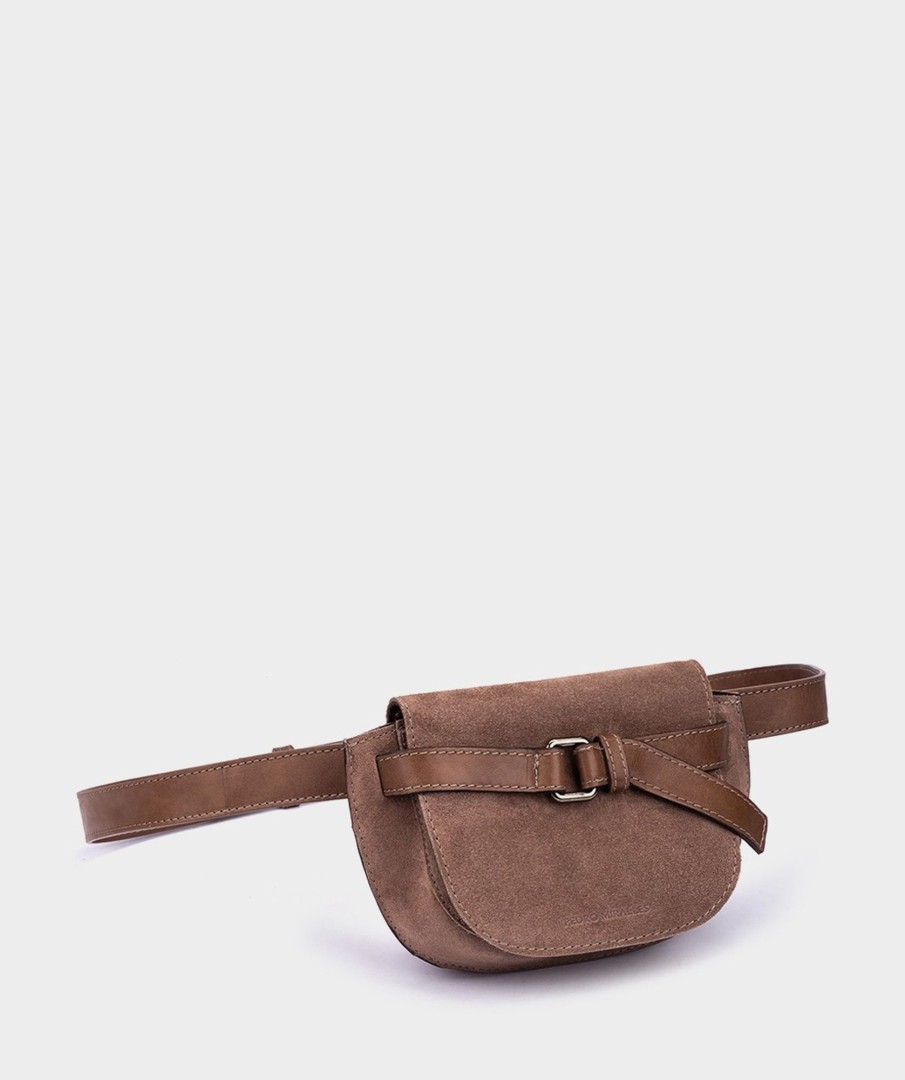 Accessories Pedro Miralles Bags | Leather Bum Bag Velour Marmota