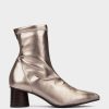 Shoe Pedro Miralles Ankle Boots | Ankle Boots In Shiny Stretch Fabric With A Fine Toe. Supreme Strech Humo