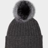 Accessories Pedro Miralles Winter Clothes | Cashmere Beanie Gorro Gris