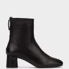 Shoe Pedro Miralles Ankle Boots | Metallic Leather Ankle Boots In Bronze Color Rock Negro