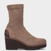 Shoe Pedro Miralles Ankle Boots | Elastic Fabric Ankle Boots. Ante Strech Taupe