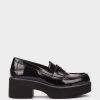 Shoe Pedro Miralles Loafers | Patent Leather Loafers In Blue Reflex Pacific