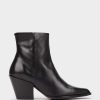 Shoe Pedro Miralles Ankle Boots | Black Leather Ankle Boots Seta Negro