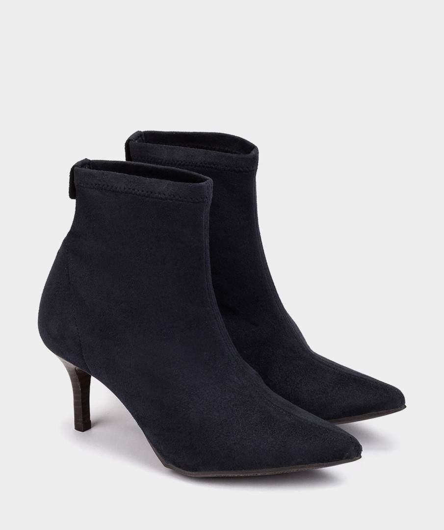 Shoe Pedro Miralles Ankle Boots | Elastic Fabric Ankle Boots. Ante Strech Navy