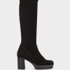 Shoe Pedro Miralles Boots | High-Top Boots Made Of Elasticated Fabric Ante Strech Negro