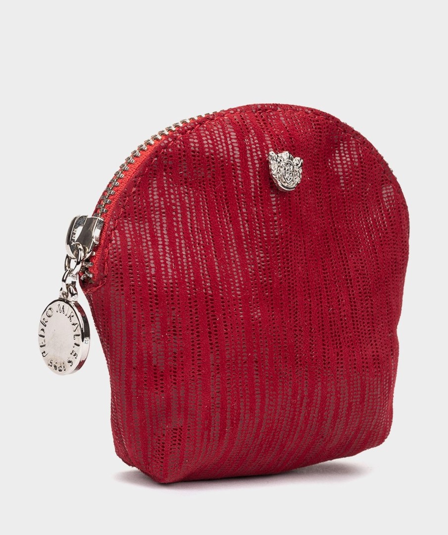 Accessories Pedro Miralles Accessories | Embossed Leather Purse With Zipper Moburdeos