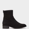 Shoe Pedro Miralles Ankle Boots | Black Elasticated Vegan Leather Ankle Boots Ante Strech Negro