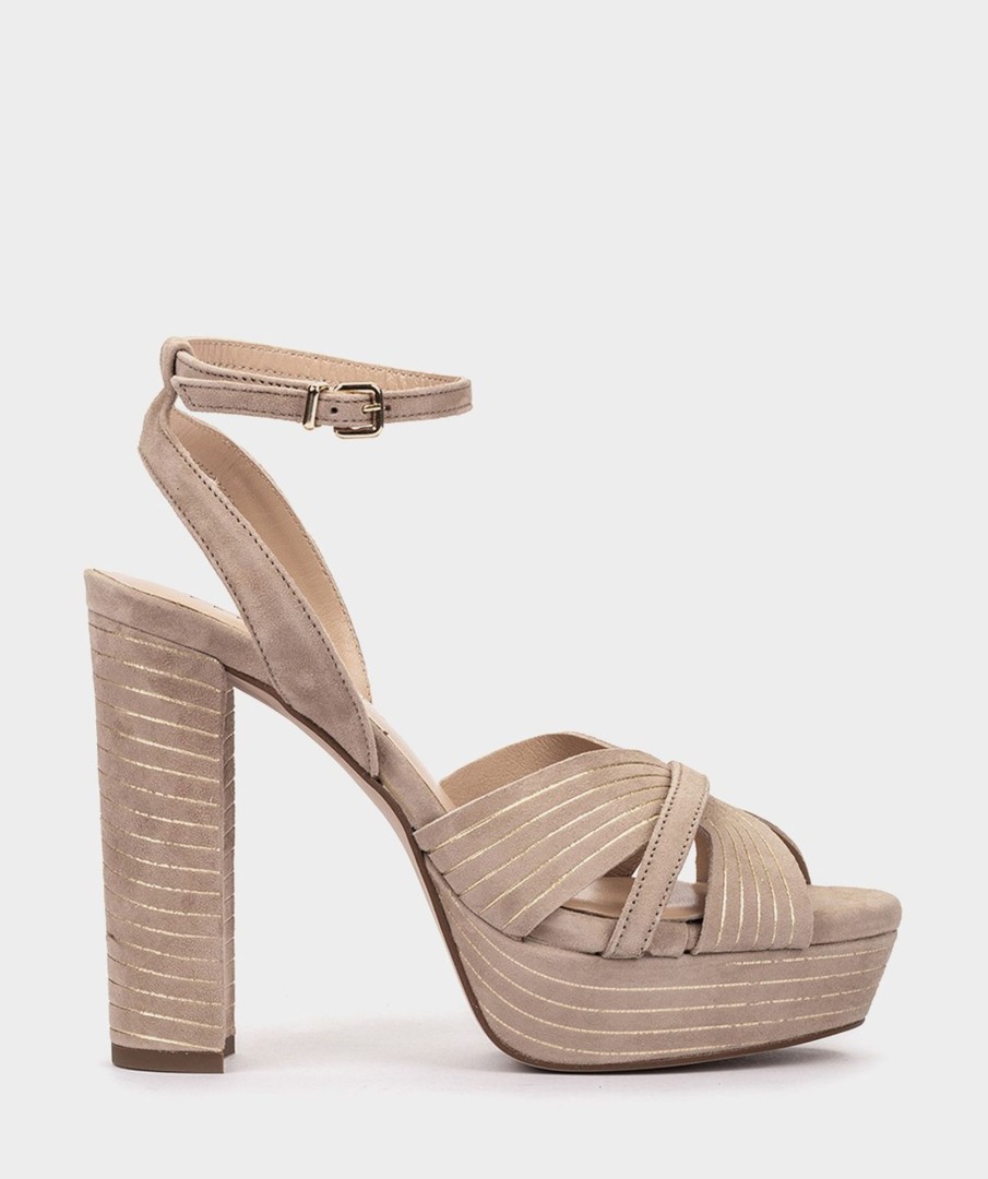 Shoe Pedro Miralles Heeled Sandals | Leather Heeled Sandals Amalfi Misia