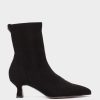 Shoe Pedro Miralles Ankle Boots | Shiny Fabric Ankle Boots With Heel Bright Negro