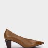 Shoe Pedro Miralles Pumps | Brown Metallic Leather Pumps Seta Cuero