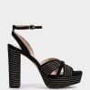 Shoe Pedro Miralles Heeled Sandals | Leather Heeled Sandals Ante Negro