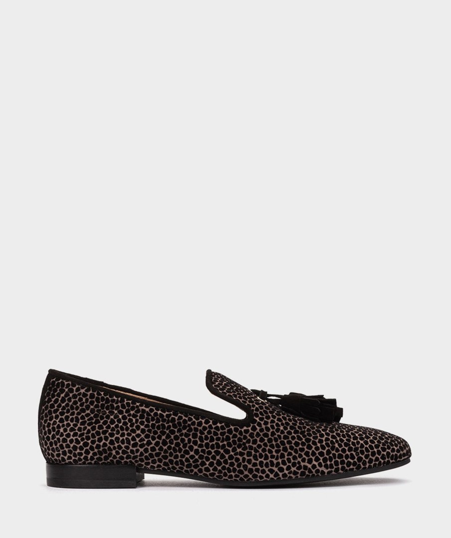 Shoe Pedro Miralles Loafers | Leather Loafers With Animal Print. Girafina Arena