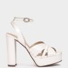 Shoe Pedro Miralles Heeled Sandals | Leather Heeled Sandals Nacarado Perla