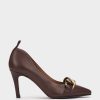 Shoe Pedro Miralles Pumps | Leather Pumps. Cristal Marron