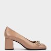 Shoe Pedro Miralles Pumps | Leather Heeled Shoes Seta Arena