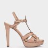 Shoe Pedro Miralles Heeled Sandals | Leather Heeled Sandals Alfa Nude