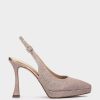 Shoe Pedro Miralles Pumps | Platform Slingback Pumps Nadia Nude