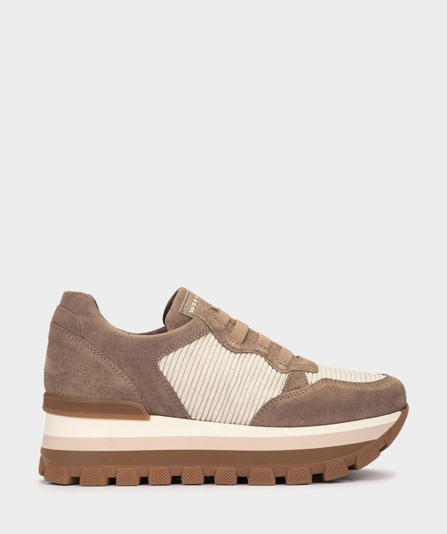 Shoe Pedro Miralles Sneakers | Leather Trainers Velour Marmota