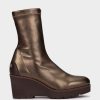 Shoe Pedro Miralles Ankle Boots | Stretch Fabric Ankle Boot Karma Strech Bronce