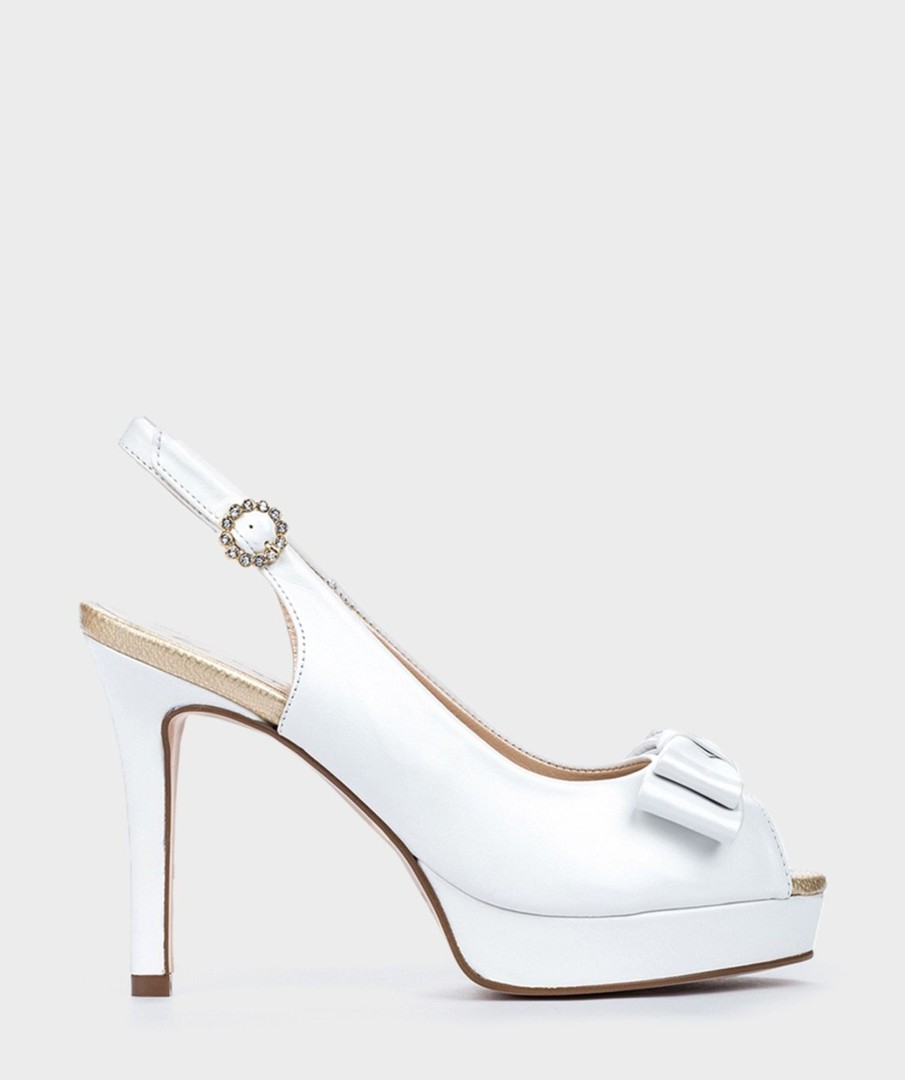 Shoe Pedro Miralles Heeled Sandals | Leather Heeled Sandals Nacarado Perla