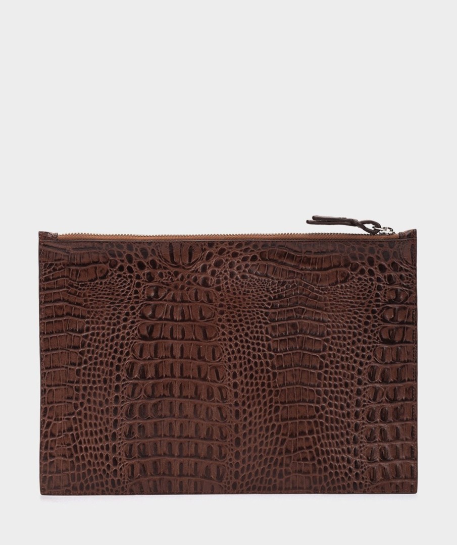 Accessories Pedro Miralles Accessories | Embossed Leather Handbag Sobre Cuoio