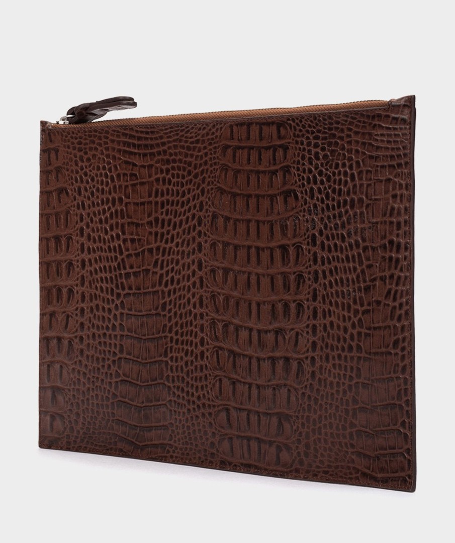 Accessories Pedro Miralles Accessories | Embossed Leather Handbag Sobre Cuoio