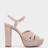 Shoe Pedro Miralles Heeled Sandals | Leather Heeled Sandals Ante Nude