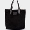 Accessories Pedro Miralles Shoulder Bags | Shopper Style Sawdust Bag Velour Negro