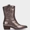 Shoe Pedro Miralles Ankle Boots | Cowboy Leather Boots Cristal Metal Tundra