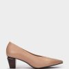 Shoe Pedro Miralles Pumps | Brown Metallic Leather Pumps Seta Arena