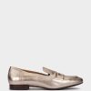 Shoe Pedro Miralles Loafers | Steel Coloured Metallic Leather Loafers Napa Metal Humo