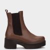 Shoe Pedro Miralles Ankle Boots | Brown Leather Ankle Boots Nucleo Vaqueta