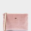 Accessories Pedro Miralles Evening Bags | Velvet Handbag Velvet Nude