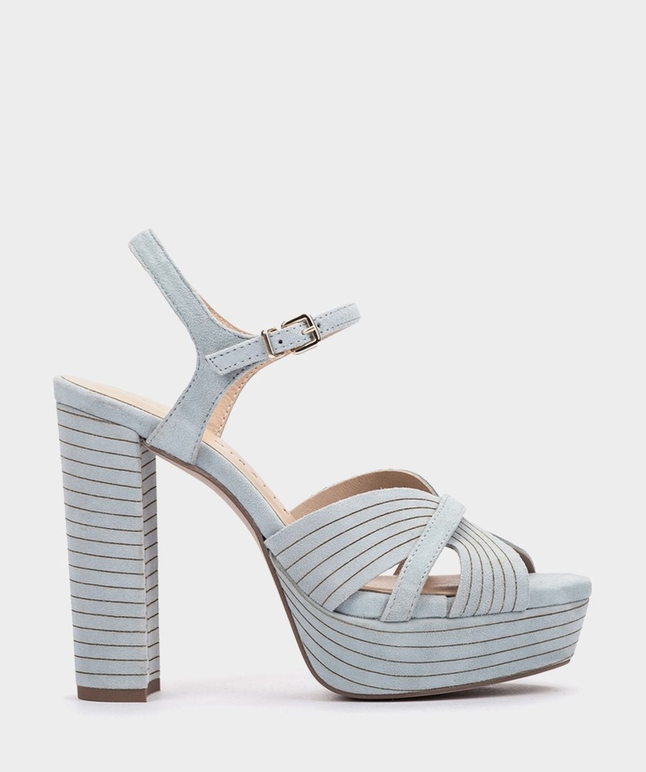 Shoe Pedro Miralles Heeled Sandals | Leather Heeled Sandals Ante Cielo