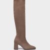 Shoe Pedro Miralles Boots | Elastic Fabric High Boots. Ante Strech Taupe