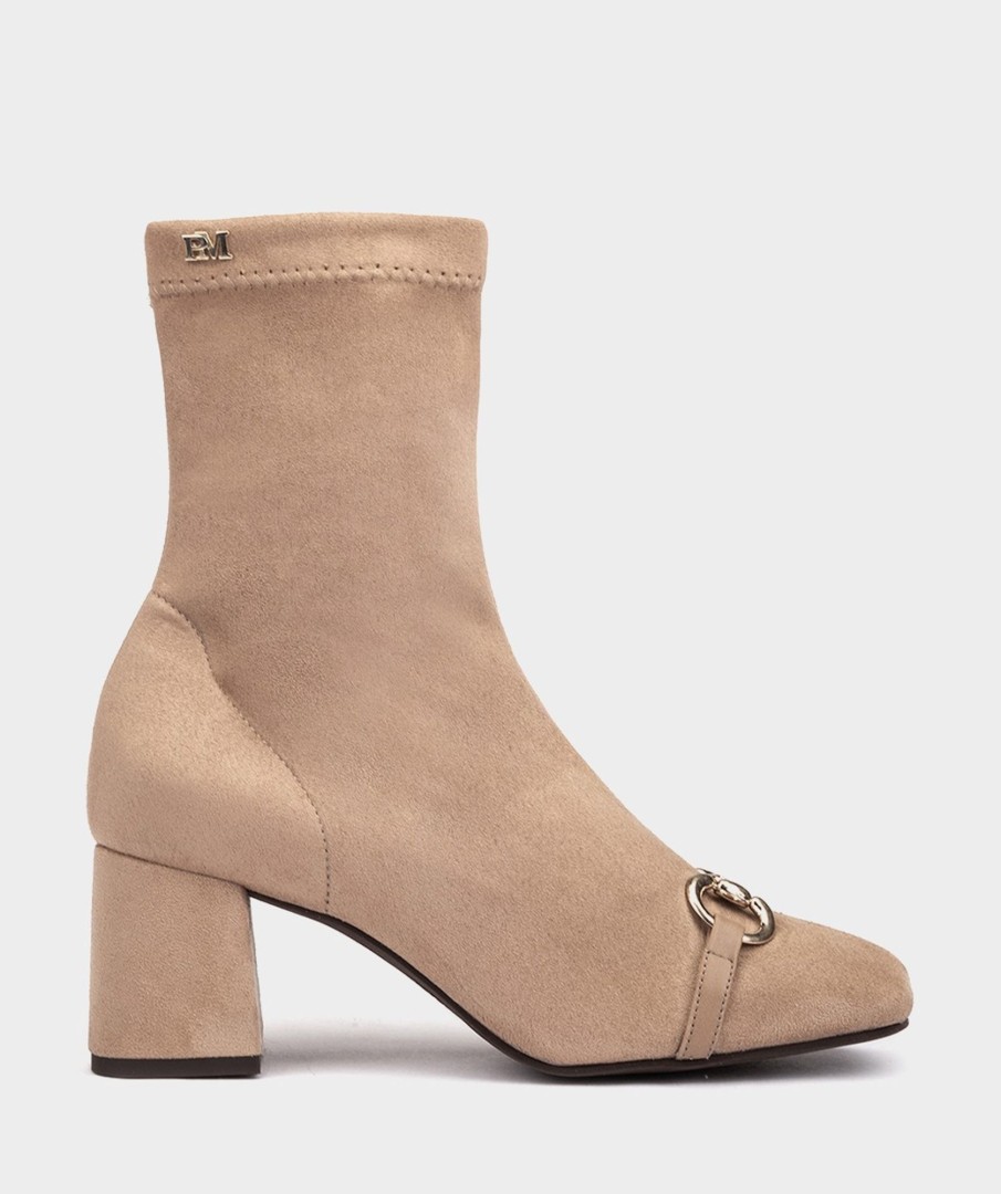 Shoe Pedro Miralles Ankle Boots | Elastic Fabric Heeled Ankle Boots. Ante Strech Arena