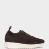 Shoe Pedro Miralles Sneakers | Trainers Made Of Leather And Fabric Meme Marron/Testa