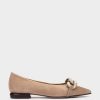 Shoe Pedro Miralles Ballet Flats | Suede Ballerinas Amalfi Sabbia